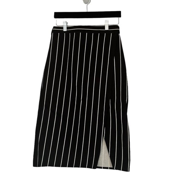 Balenciaga Resort Runway Striped Side Slit Wrap Skirt Size EU36 - Picture 2 of 7